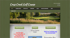 Desktop Screenshot of crosscreekgc.com